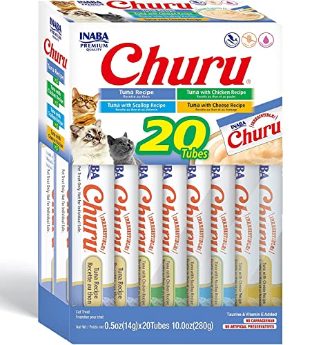 Inaba Churu Cat Treats Variety Box, 0.5 oz., Pack Of 20