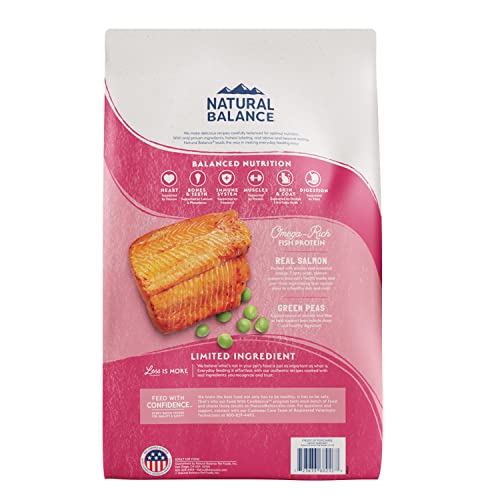 Natural Balance Limited Ingredient Salmon & Green Pea Dry Cat Food, 4 lbs.