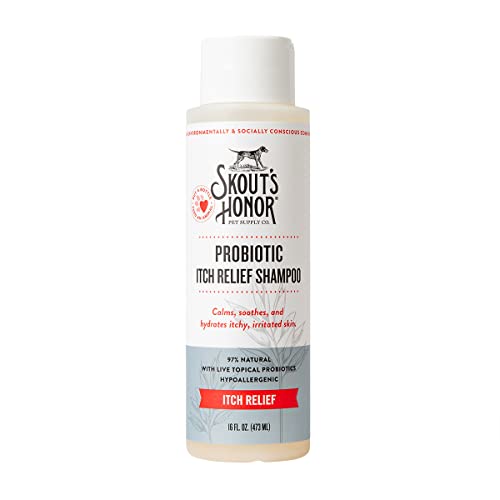 Skout's Honor Probiotic Soothing Itch Relief Dog Shampoo, 16 oz.
