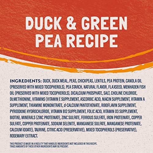 Natural Balance Limited Ingredient Duck & Green Pea Dry Cat Food, 4 lbs.