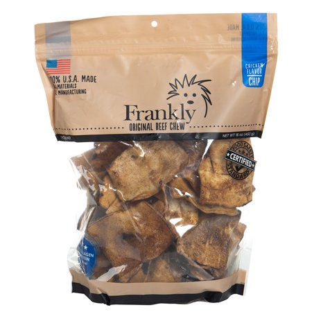 Frankly Chicken Flavor Beef Chips Dog Chews