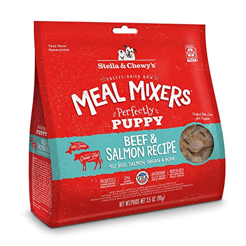Stella & Chewy's Perfectly Puppy Beef & Salmon Freeze-Dried Puppy Food, 3.5 oz.