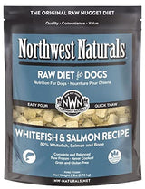 Northwest Naturals Grain-Free Whitefish & Salmon Nuggets Raw Frozen Dog Food, 96 oz.