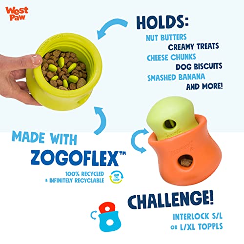 West Paw Zogoflex Toppl Treat-Dispensing Enrichment Dog Toy, X-Large