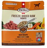 Primal Beef Formula Freeze-Dried Pronto Dog Food, 16 oz.