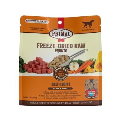 Primal Beef Formula Freeze-Dried Pronto Dog Food, 25 oz.