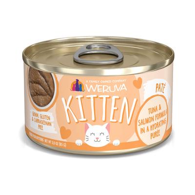 Weruva Pate Tuna & Salmon Wet Kitten Food, 3 oz.