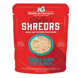Stella & Chewy's Shredrs Cage-Free Chicken & Salmon in Broth Wet Dog Food, 2.8 oz.