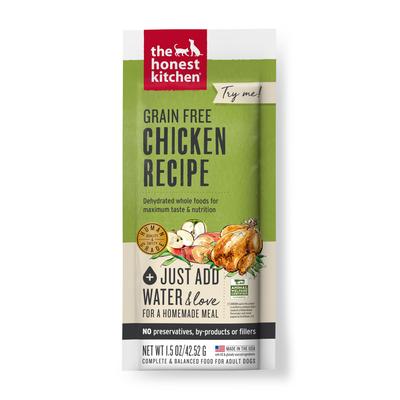 The Honest Kitchen Wholemade Grain Free Chicken Dog Food, 1.5 oz