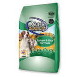 NutriSource Turkey & Rice All Stages Dry Dog Food, 26 lbs.