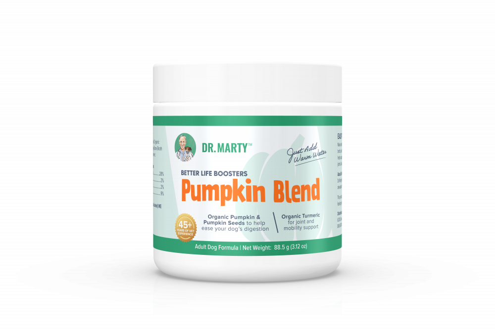 Dr. Marty Pumpkin Blend Better Life Boosters 3.17-oz Digestive Support Dog