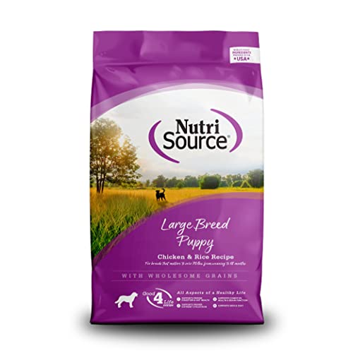 NutriSource Chicken & Rice Dry Puppy Food - Wholesome Grains 26lb