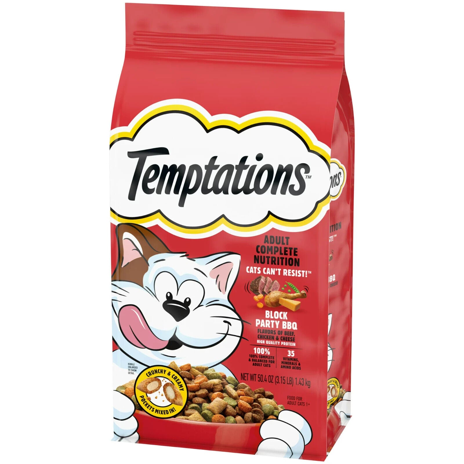 Temptations BBQ Cat Food, 3.1 lbs.