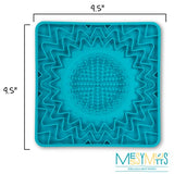Messy Mutts Silicone Licking Bowl Mat, 9.5 x 9.5 in.