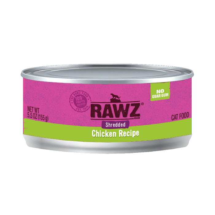 Rawz Shredded Chicken Cat Food Recipe Can