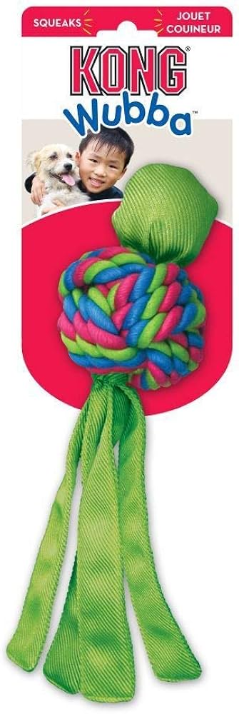 Kong Wubba Weave Dog Toy, Medium