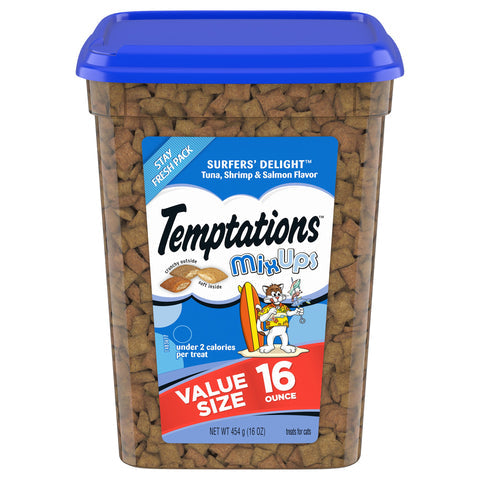 Temptations Mixups Surfer'S Delight Cat Treats, 16 oz