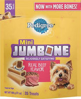 Pedigree Mini Jumbone Beef Flavor Dog Treats, 21 oz.