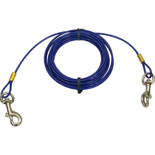Titan Medium Cable Dog Tie-Out, 15 ft.