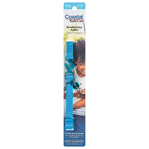 Safe Cat Blue Lagoon Breakaway Cat Collar, 0.37 in.