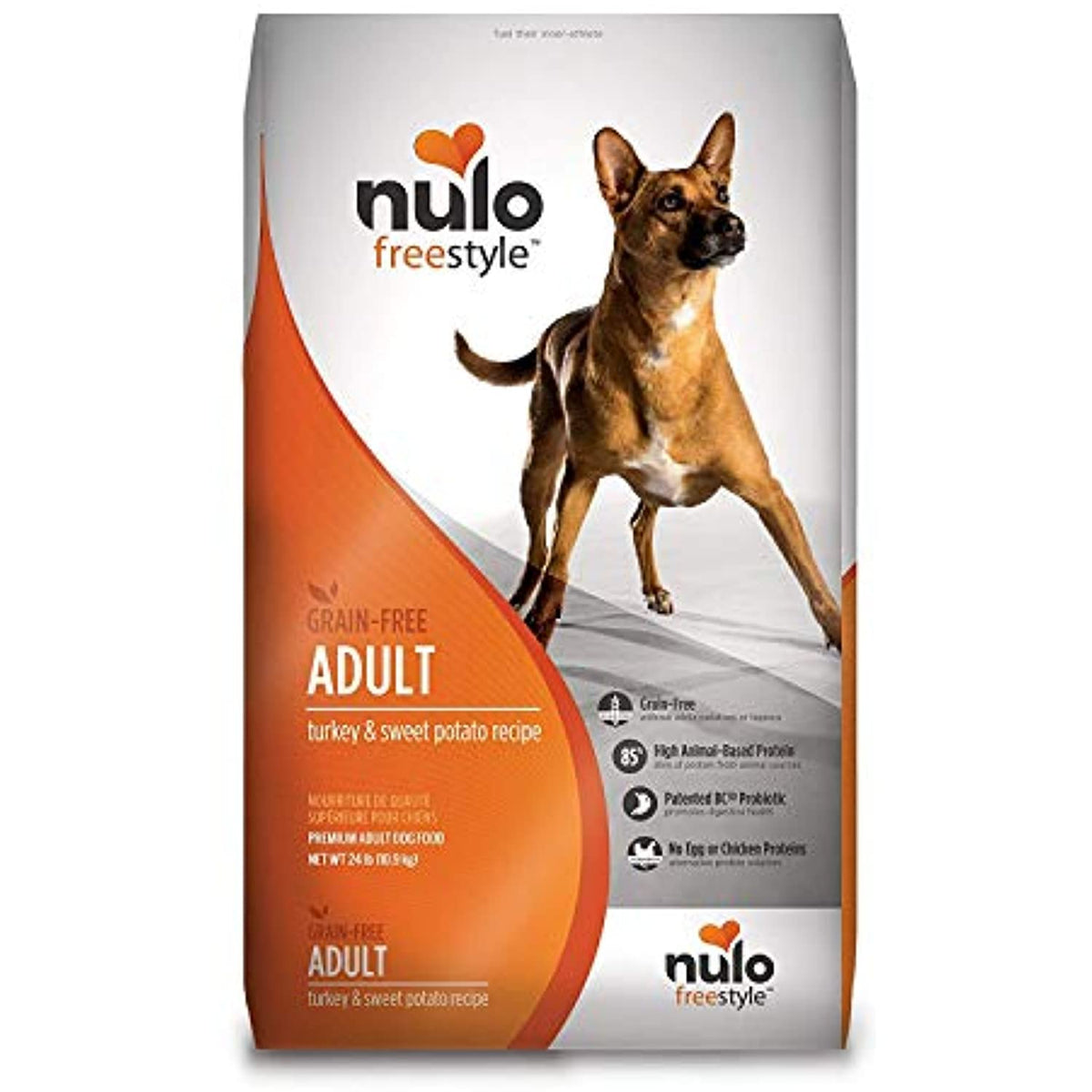 Nulo FreeStyle Turkey & Sweet Potato Grain-Free Adult Dry Dog Food, 24 lbs.