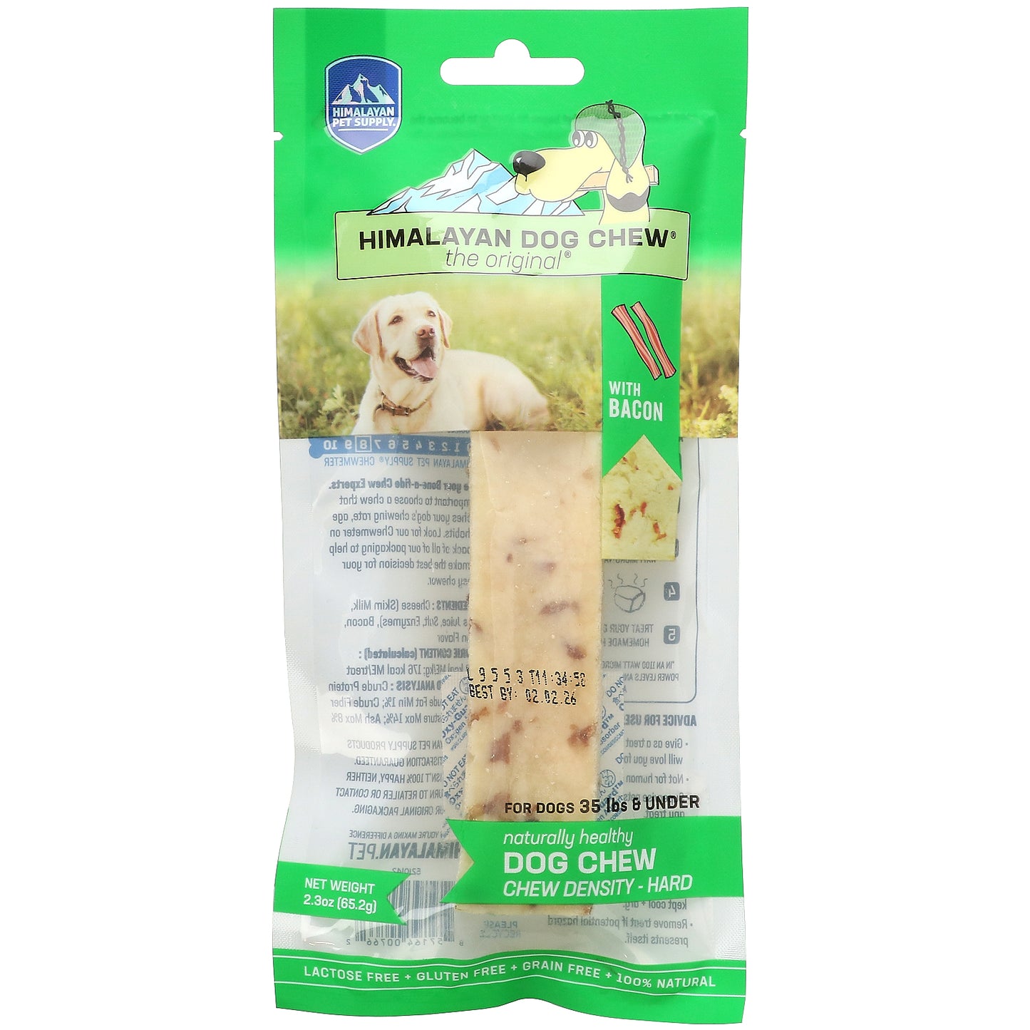 Himalayan Dog Chew Bacon Flavor Dog Chew, 2.3 oz.