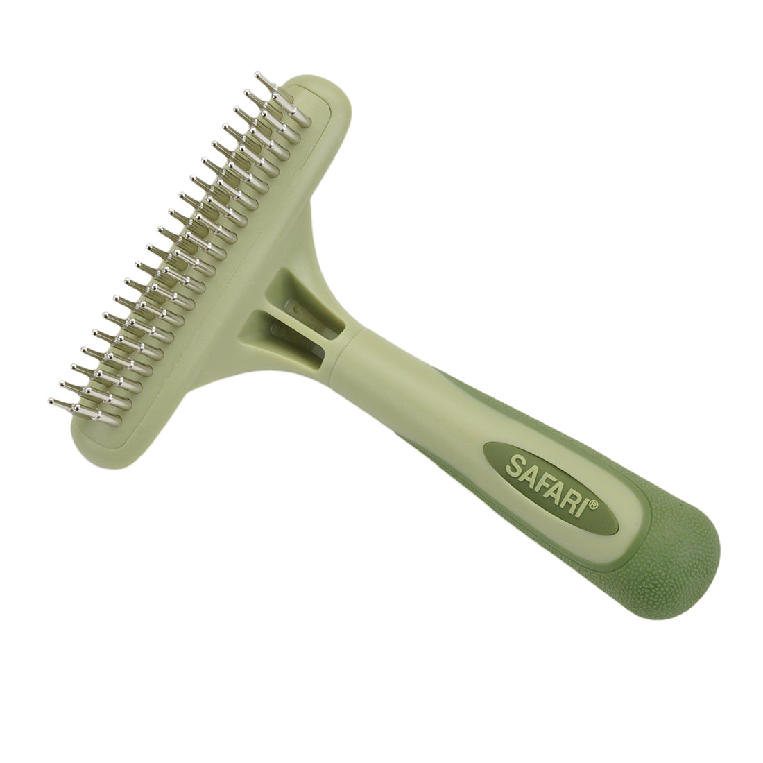 Double Row Rake Safari Double-Row Undercoat Dog Rake, Medium-Large – Petnsale