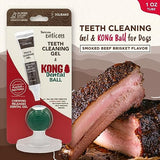 KONG Enticers Smoked Beef Brisket Gel & Dental Ball for Small Dogs