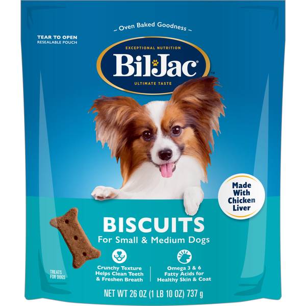 Bil-Jac Small & Medium Breed Dog Biscuits, 26 oz.
