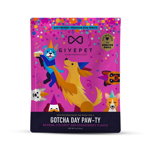 GivePet Gotcha Day Dog Treats, 6 oz.