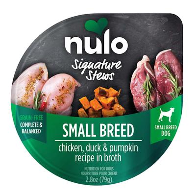 Nulo Signature Stews Chicken, Duck & Pumpkin in Broth Small Breed Wet Dog Food, 2.8 oz.