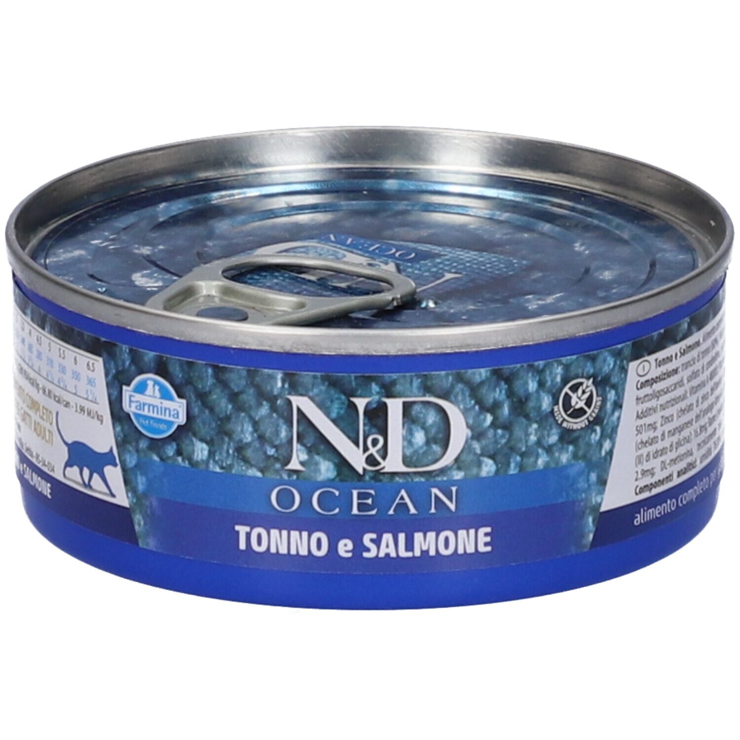 Farmina N&D Farmina Cat Adult Cat Ocean Tuna & Salmon Can 12.3 oz