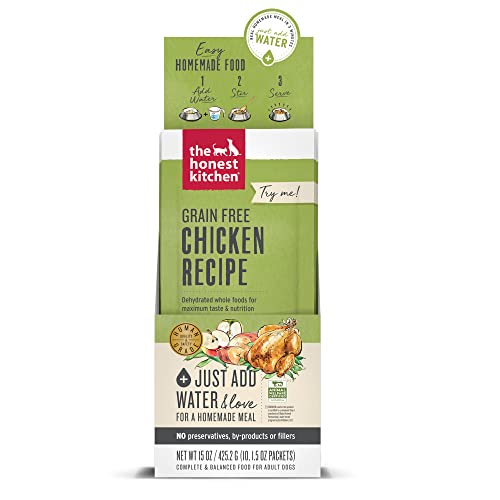 The Honest Kitchen Gourmet Dehydrated Chicken Dog Food 10 Pack