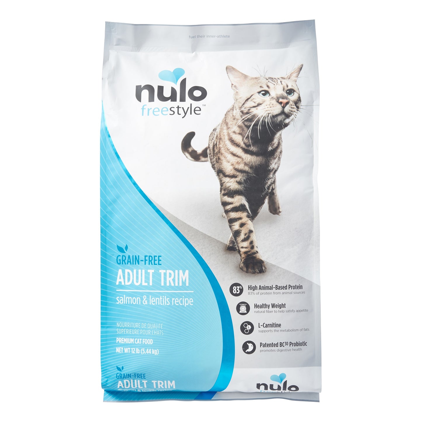 Nulo FreeStyle Trim Salmon & Lentils Grain-Free Dry Cat Food, 12 lbs.