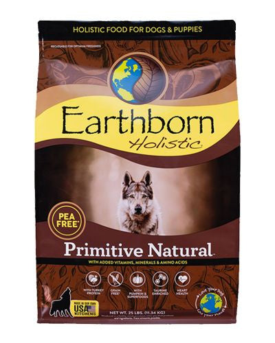 Earthborn Holistic Turkey Grain-Free Dry Dog Food, 25 lbs.