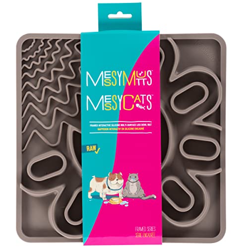 Messy Mutts Silicone Lick Mat 9.5" - Pack Of 1 For Dogs