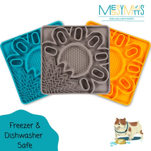 Messy Mutts Silicone Lick Mat 9.5" - Pack Of 1 For Dogs