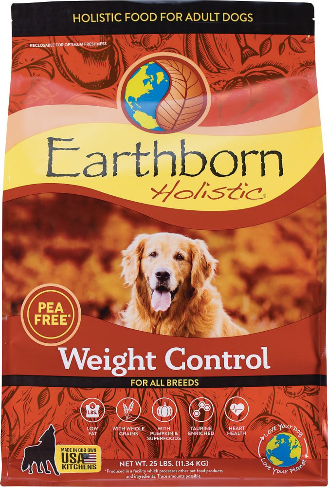Earthborn Holistic Weight Control Chicken Dry Dog Food, 25 lbs.