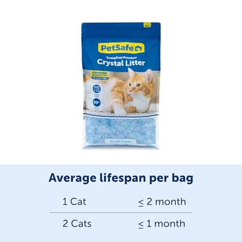 PetSafe ScoopFree Fresh Scent Blue Crystal Cat Litter, 8 lbs.