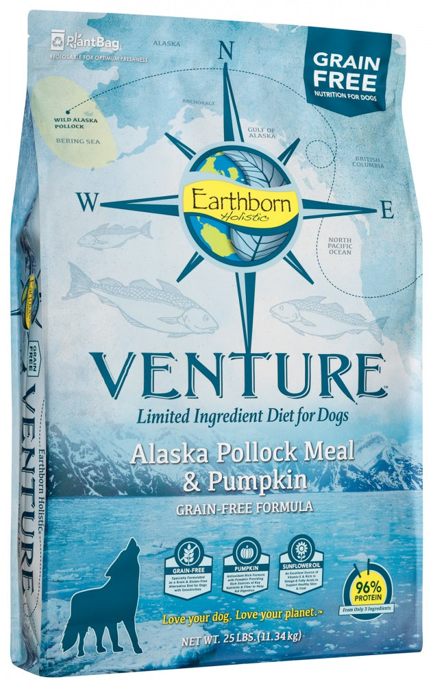Earthborn Holistic Venture Grain-Free Dry Dog Food, 4 lbs.