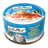 Fussie Cat Premium Tuna with Anchovies in Goat Milk Gravy Canned Cat Food, 2.5 oz.