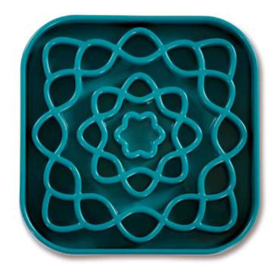 Messy Mutts Square Interactive Slow Feeder for Pets, 8 x 8 in.