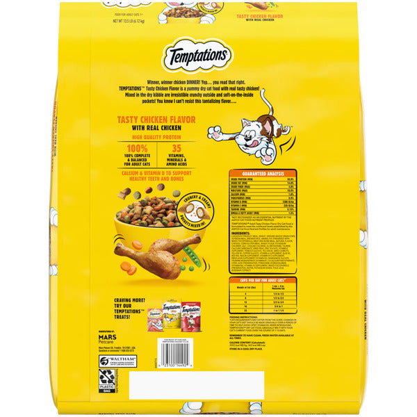 Temptations Tasty Chicken Flavor Dry Cat Food 13.5lb Bag