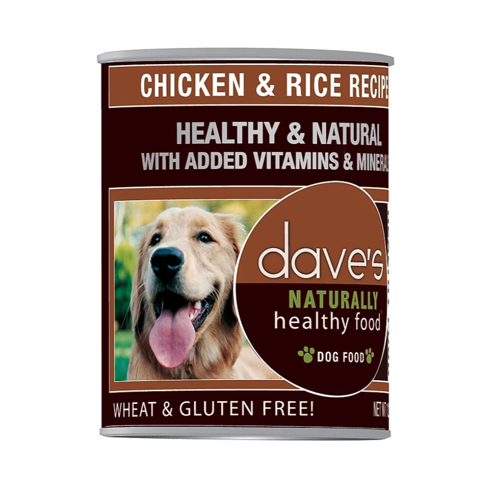 Dave's Pet Food Naturally Healthy Chicken & Rice Dog Food, 13 oz.