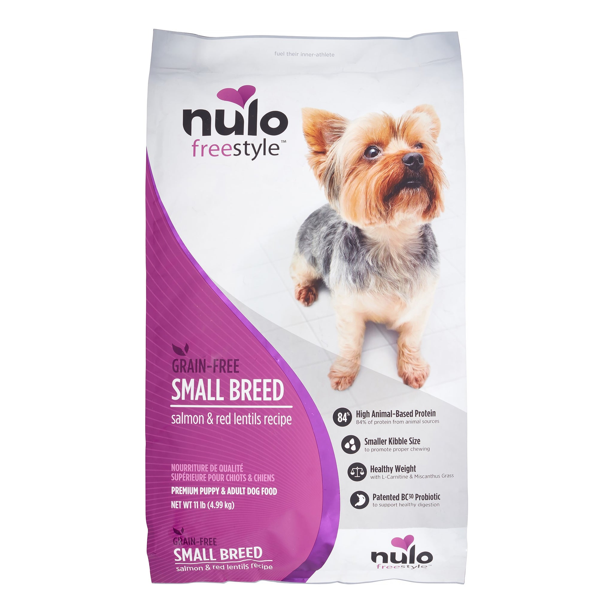 Nulo FreeStyle Small Breed Salmon & Red Lentils Grain-Free Dry Dog Food, 11 lbs.