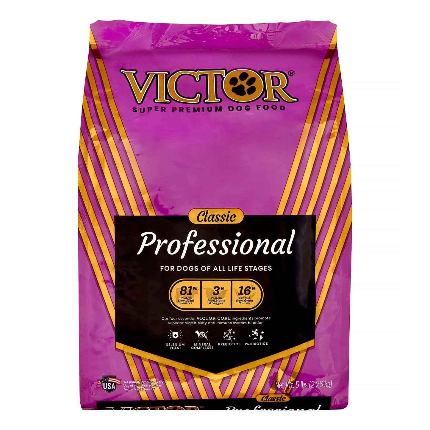 Victor Classic Professional Formula Dry Dog Food, 5-Lb Bag