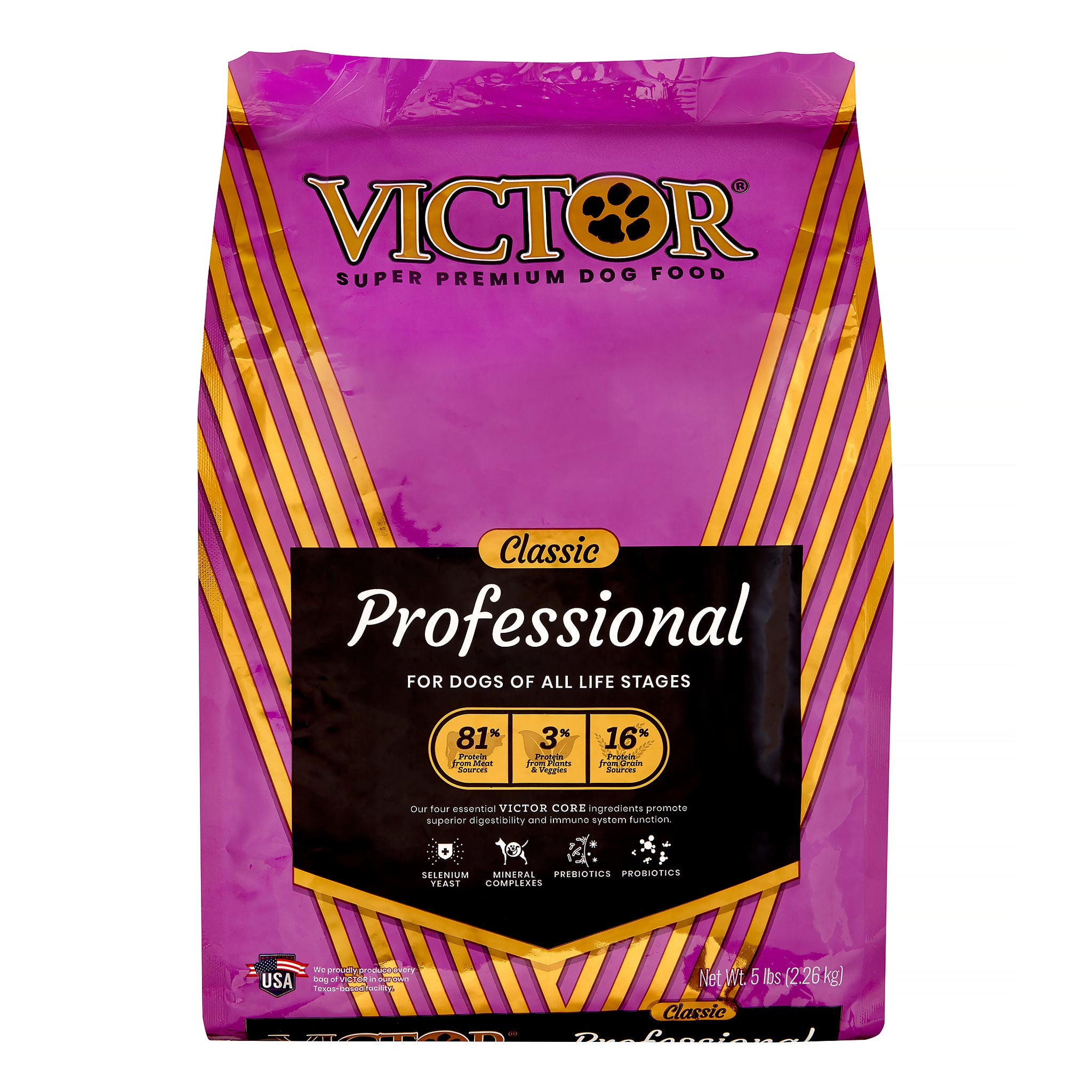 Victor Classic Professional Formula Dry Dog Food, 5-Lb Bag