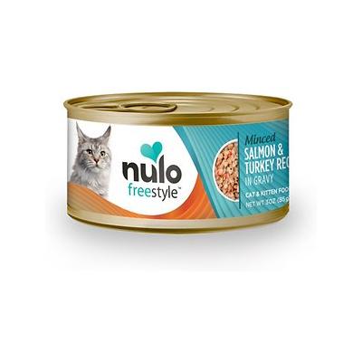 Nulo FreeStyle Minced Salmon & Turkey in Gravy Canned Cat Food, 3 oz.