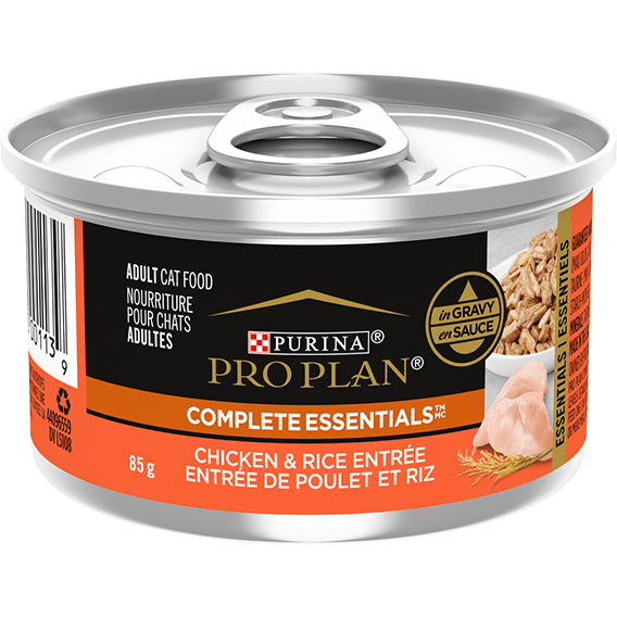 Purina Pro Plan Chicken & Rice Wet Cat Food, 3 oz.