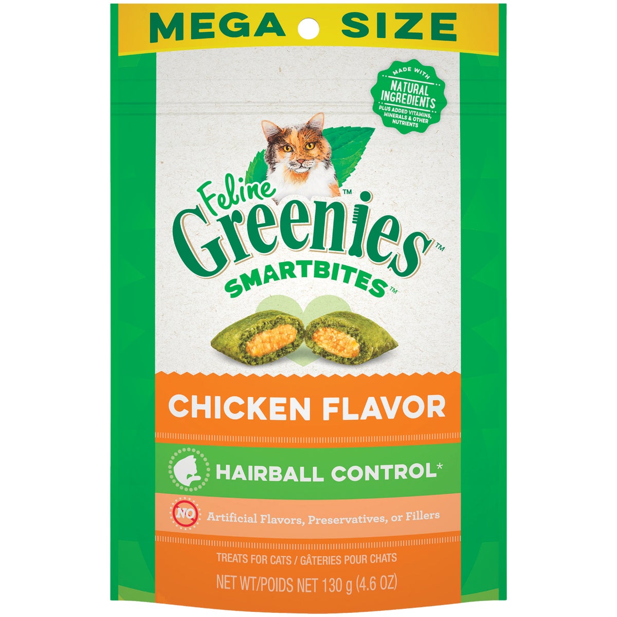 Feline Greenies SmartBites Healthy Indoor Cat Treats, 4.6 oz.